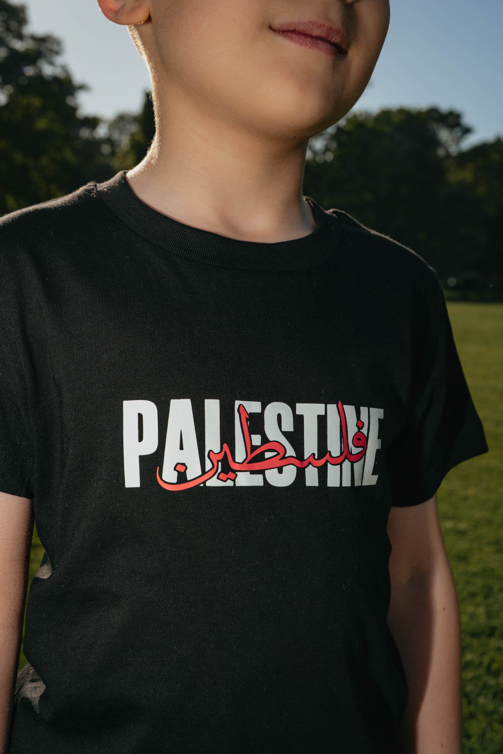 Palestine Kids T-shirt in Black